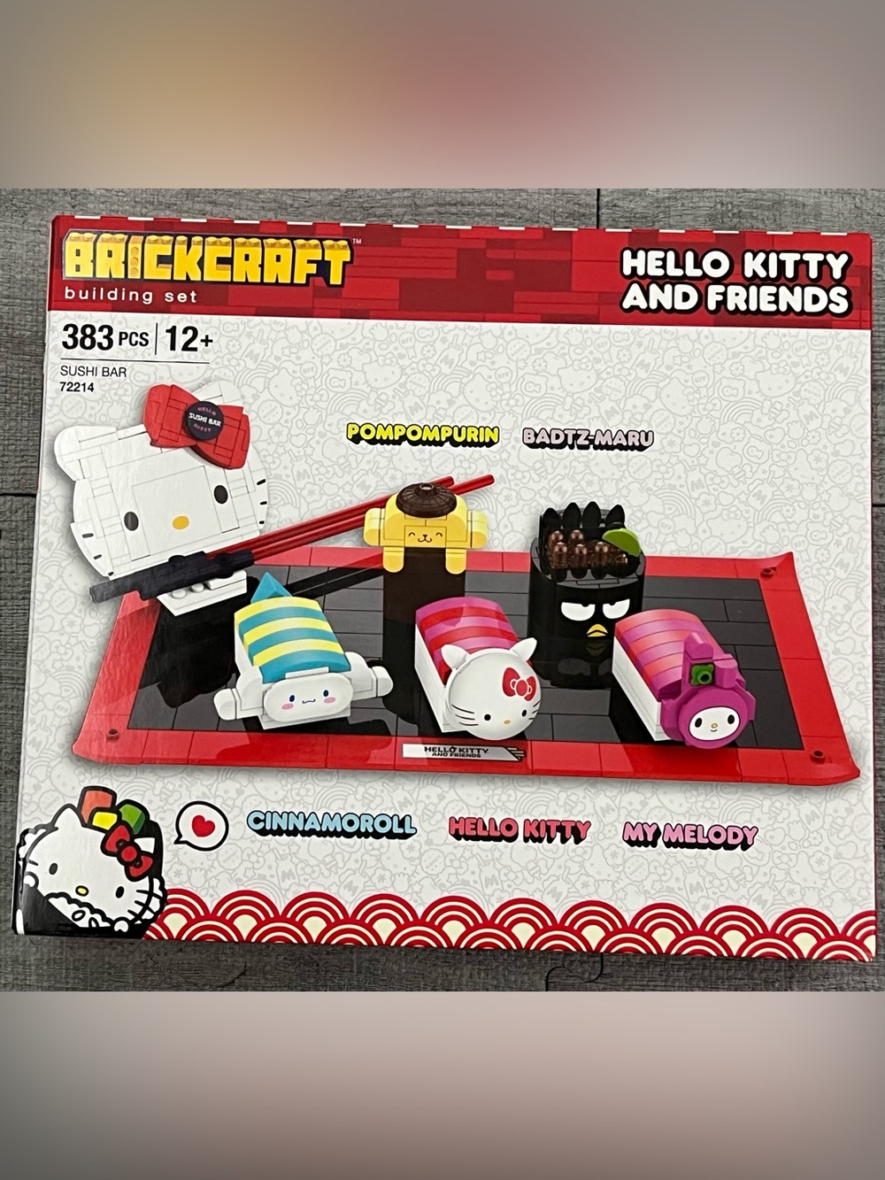Brickcraft Hello Kitty & Friends Sushi Bar 383pcs Building Set 12+